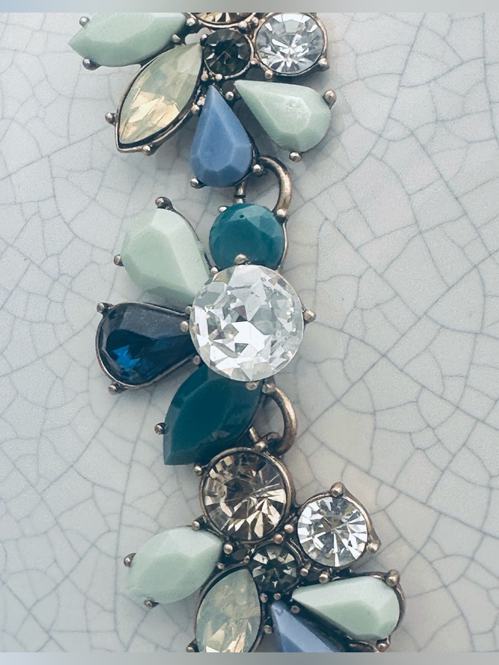 J. Crew Mixed Gemstone Statement Necklace - Picture 8 of 11
